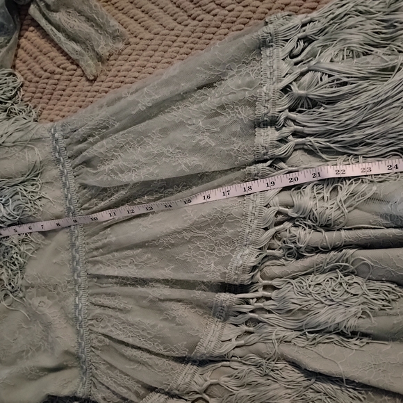 Alice McCall Asymmetrical Lace Dress in Light Blue - Picture 5 of 8